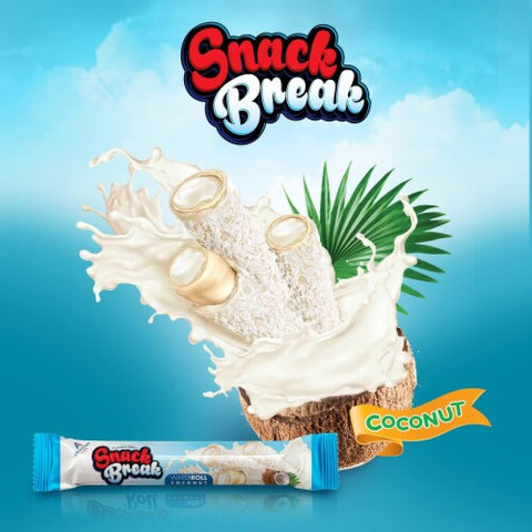 Snack Break Wafer Roll Coconut