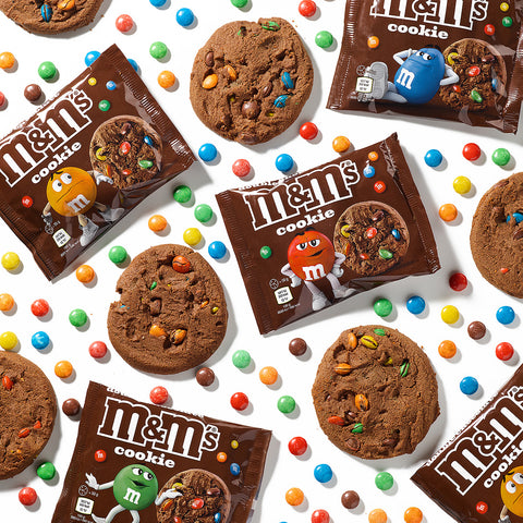 M&M's Giant Double Chocolate Cookies