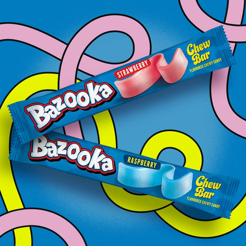 Bazooka Chew Bar Raspberry