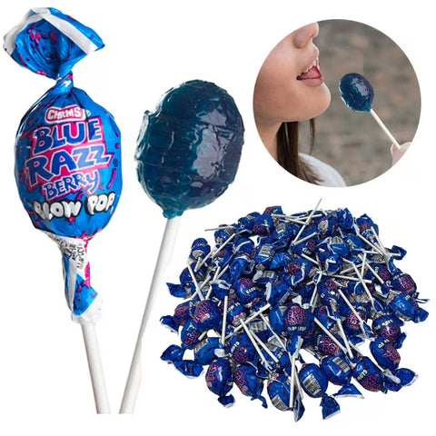 Blow Pops Blue Razz Berry