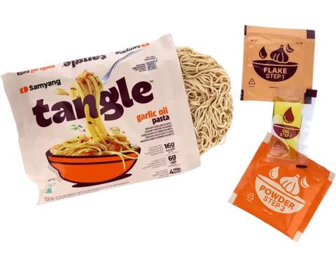 Samyang Tangle Garlic Oil Pasta