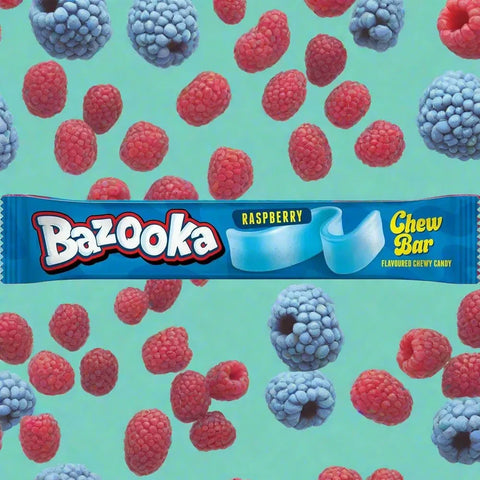 Bazooka Chew Bar Raspberry