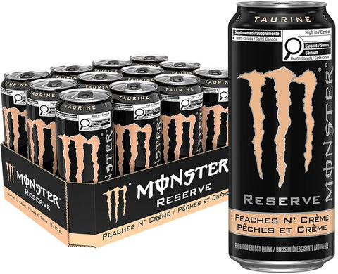 Monster Energy Reserve Peaches N' Creme Canada 473ml