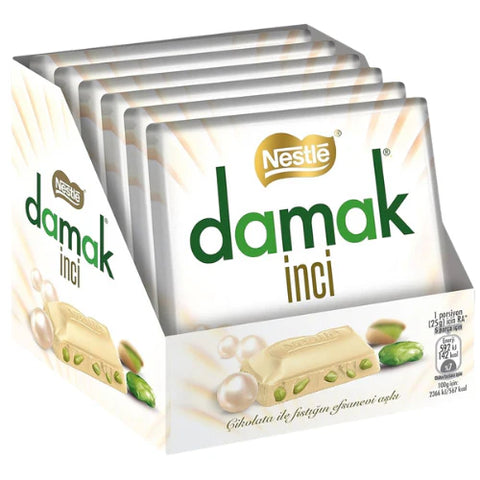 Nestle Damak White Chocolate with Pistachios