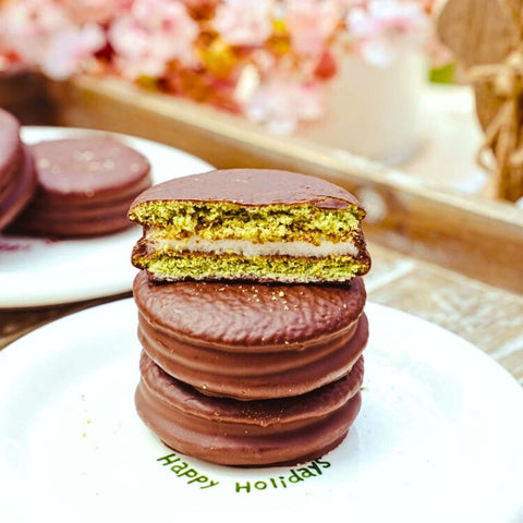 Lotte Choco Pie Green Tea