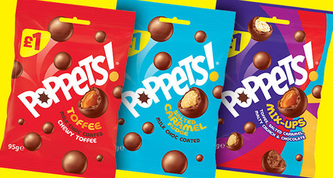 Poppets Salted Caramel Fudge Bag