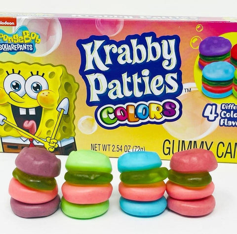 Spongebob Squarepants Gummy Krabby Patties Colors