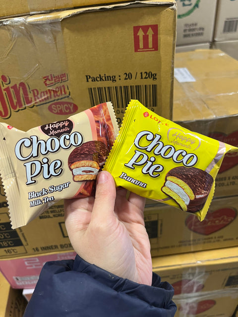 Lotte Choco Pie Black Sugar Milk Tea