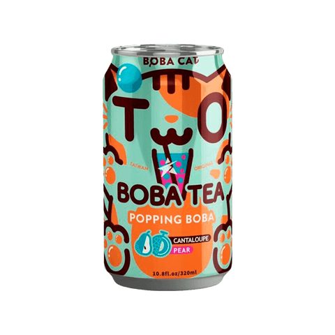 Boba Cat Popping Boba Bubble Tea (Cantaloupe Pear) - FragFuel