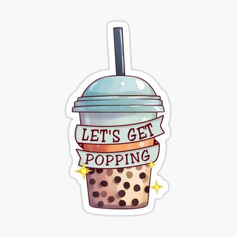 Boba Cat Popping Boba Bubble Tea (Cantaloupe Pear) - FragFuel