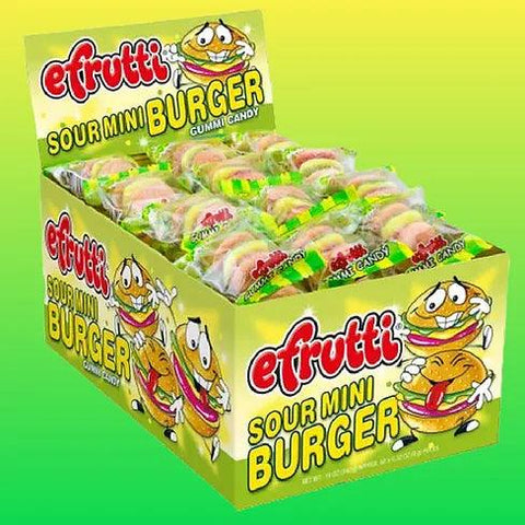 Efrutti Gummi Mini Burger Sour - FragFuel