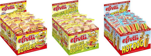 Efrutti Gummi Mini Burger Sour - FragFuel