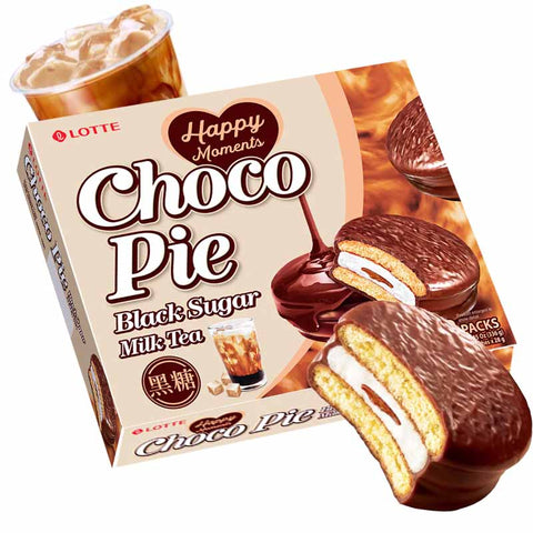Lotte Choco Pie Black Sugar Milk Tea