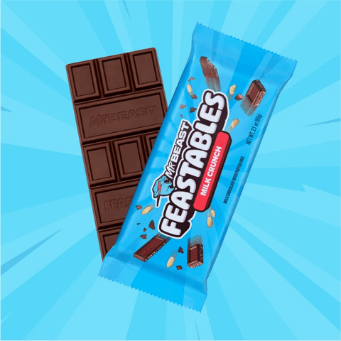 Mr. Beast Feastables Milk Chocolate Bar Crunch (NEW) - FragFuel