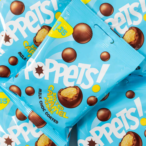 Poppets Salted Caramel Fudge Bag