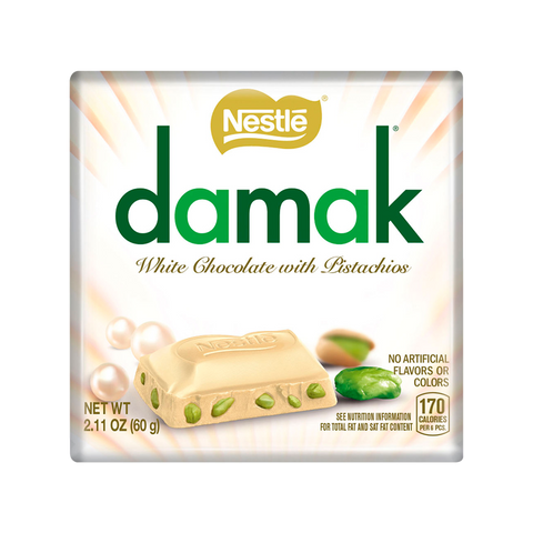 Nestle Damak White Chocolate with Pistachios