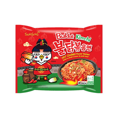 Samyang Buldak Ramen Hot Chicken Kimchi Noodles - FragFuel