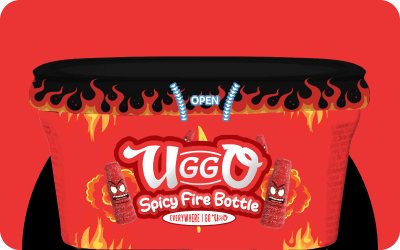 Uggo Spicy Fire Bottle Candy (Gomas Picantes) - FragFuel