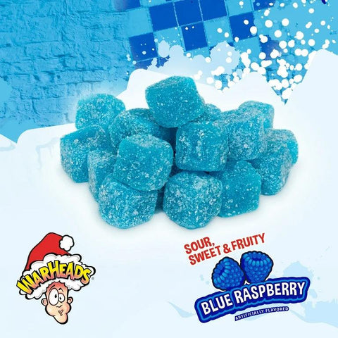 Warheads Cubes Blue Raspberry Box - FragFuel