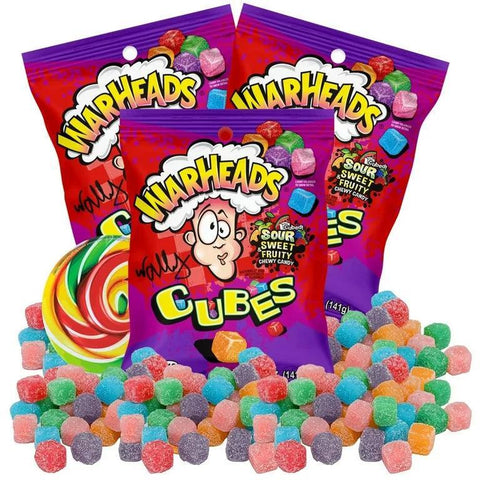 Warheads Cubes Sour Berry Mix Bag - FragFuel