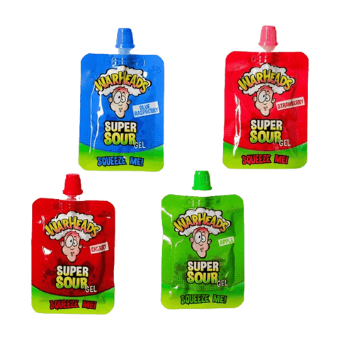 Warheads Super Sour Squeeze Me Gel (1 unid. Sortido) - FragFuel