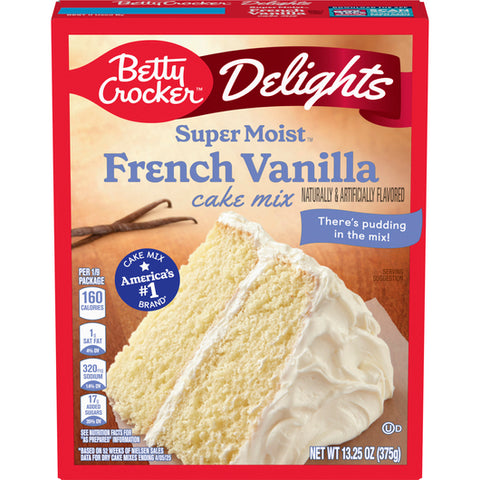 Betty Crocker Cake Mix Super Moist French Vanilla