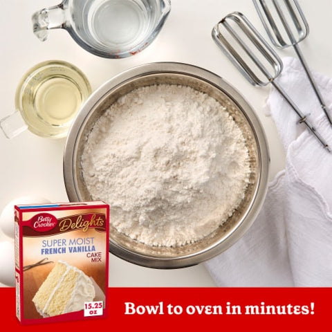 Betty Crocker Cake Mix Super Moist French Vanilla