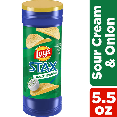 Lay's Stax Sour Cream And Onion