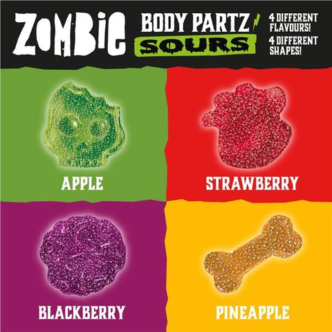 Zombie Body Partz Xtreme Sours 90% Fruta