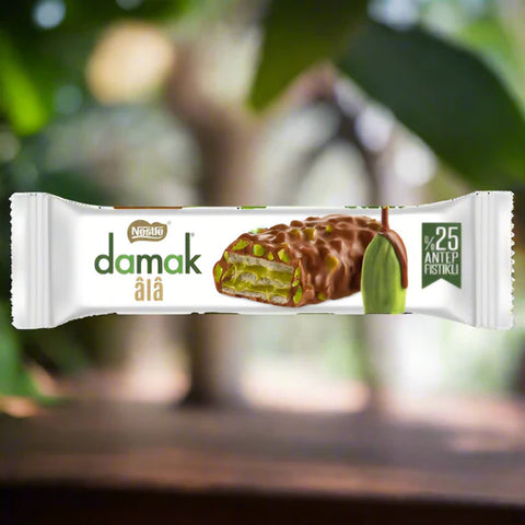 Nestle Damak Ala Wafer Milk Chocolate with Pistachio