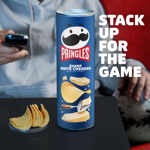Pringles Sharp White Cheddar