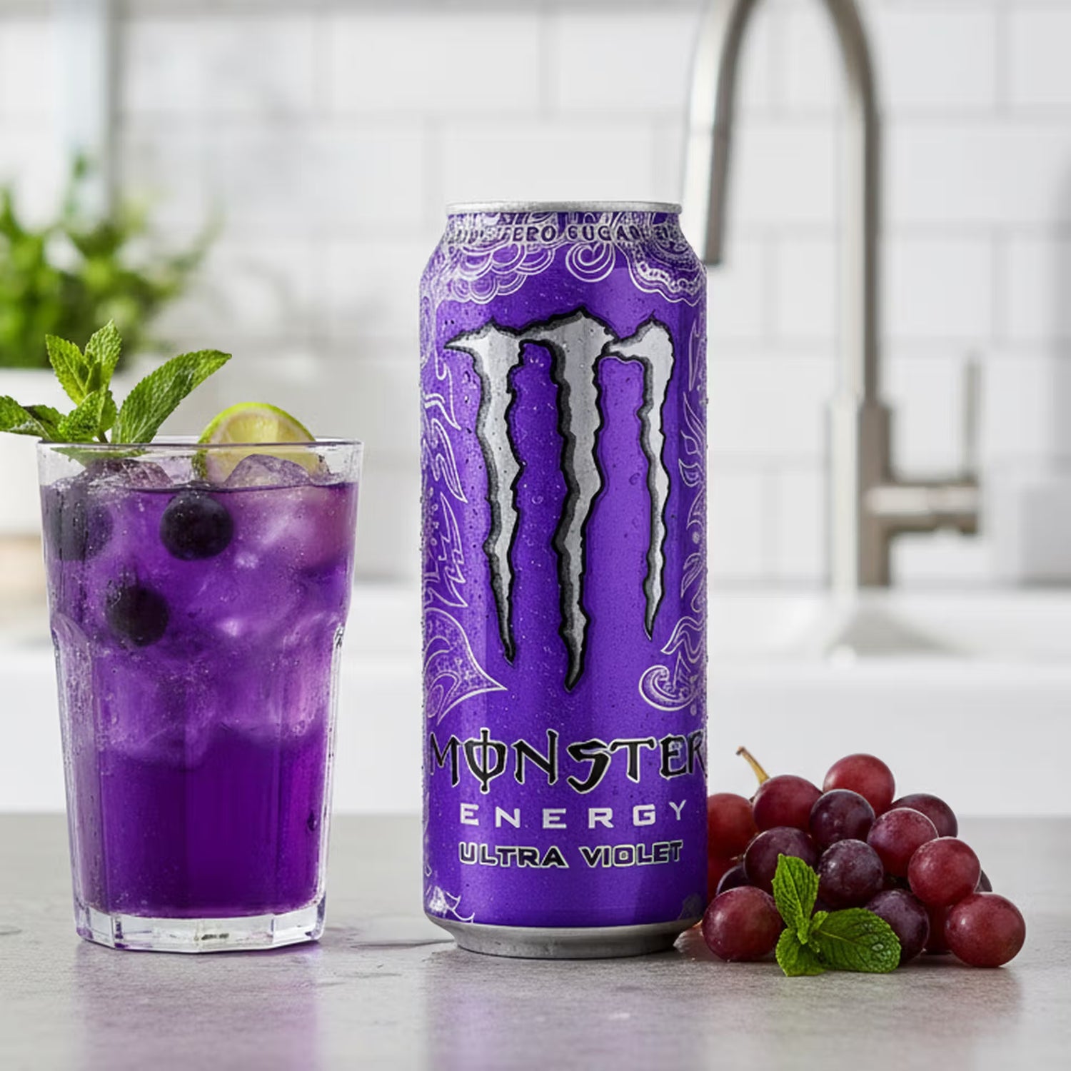 Monster Energy Ultra Violet USA (Topo Roxo)
