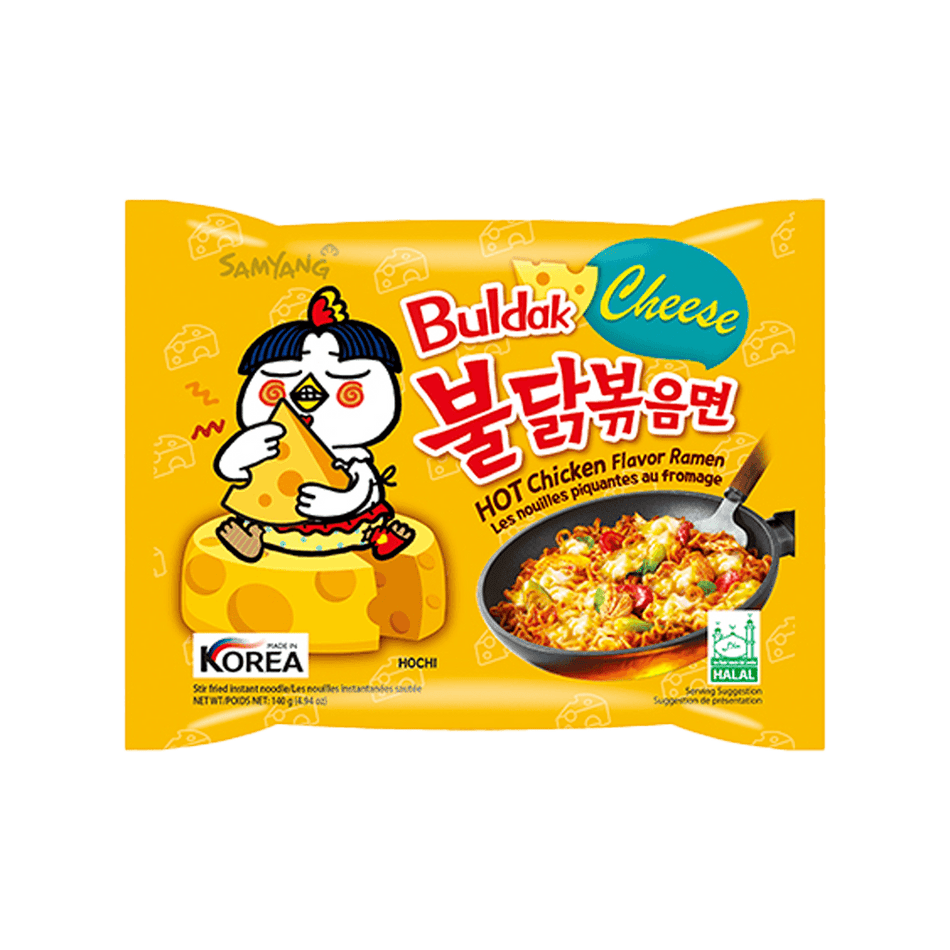 Samyang Buldak Cheese Chicken Flavor Spicy Noodles