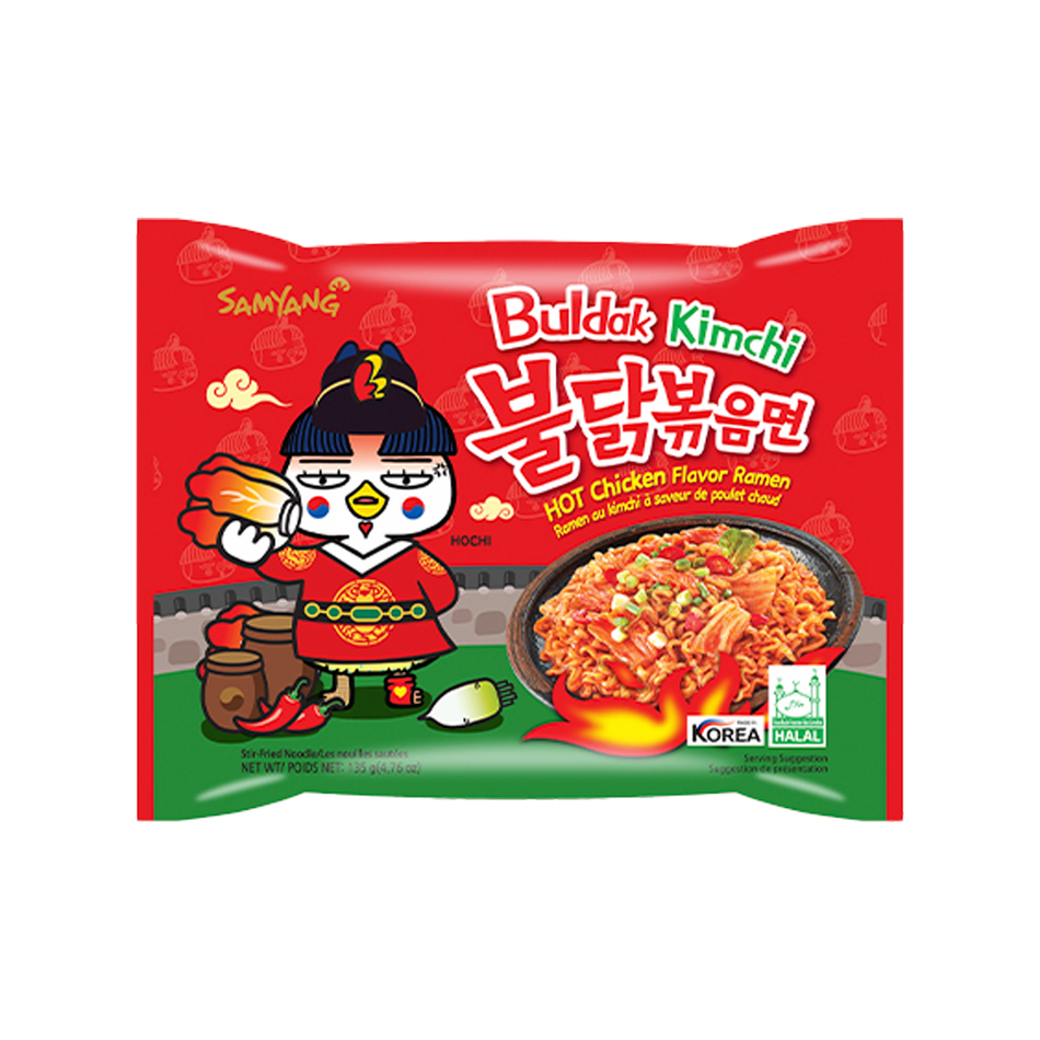 Samyang Buldak Ramen Hot Chicken Kimchi Noodles