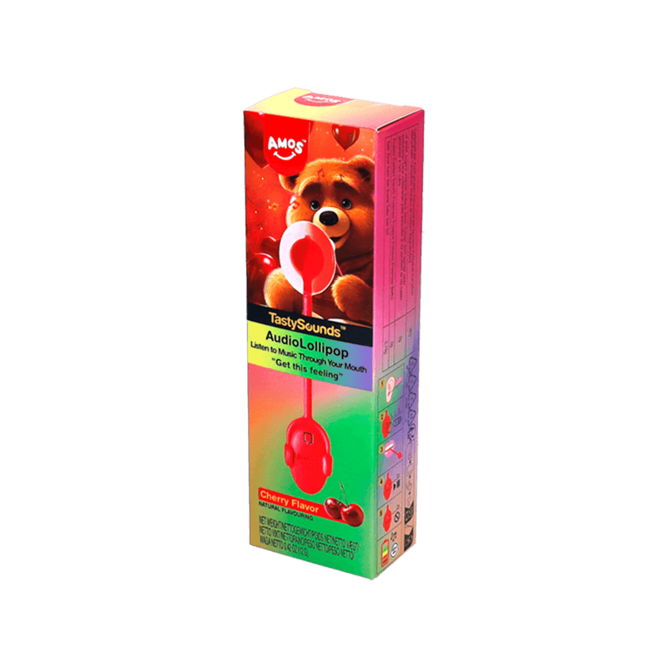 TastySounds Lollipop Cherry Flavor with Music - Get the Feeling