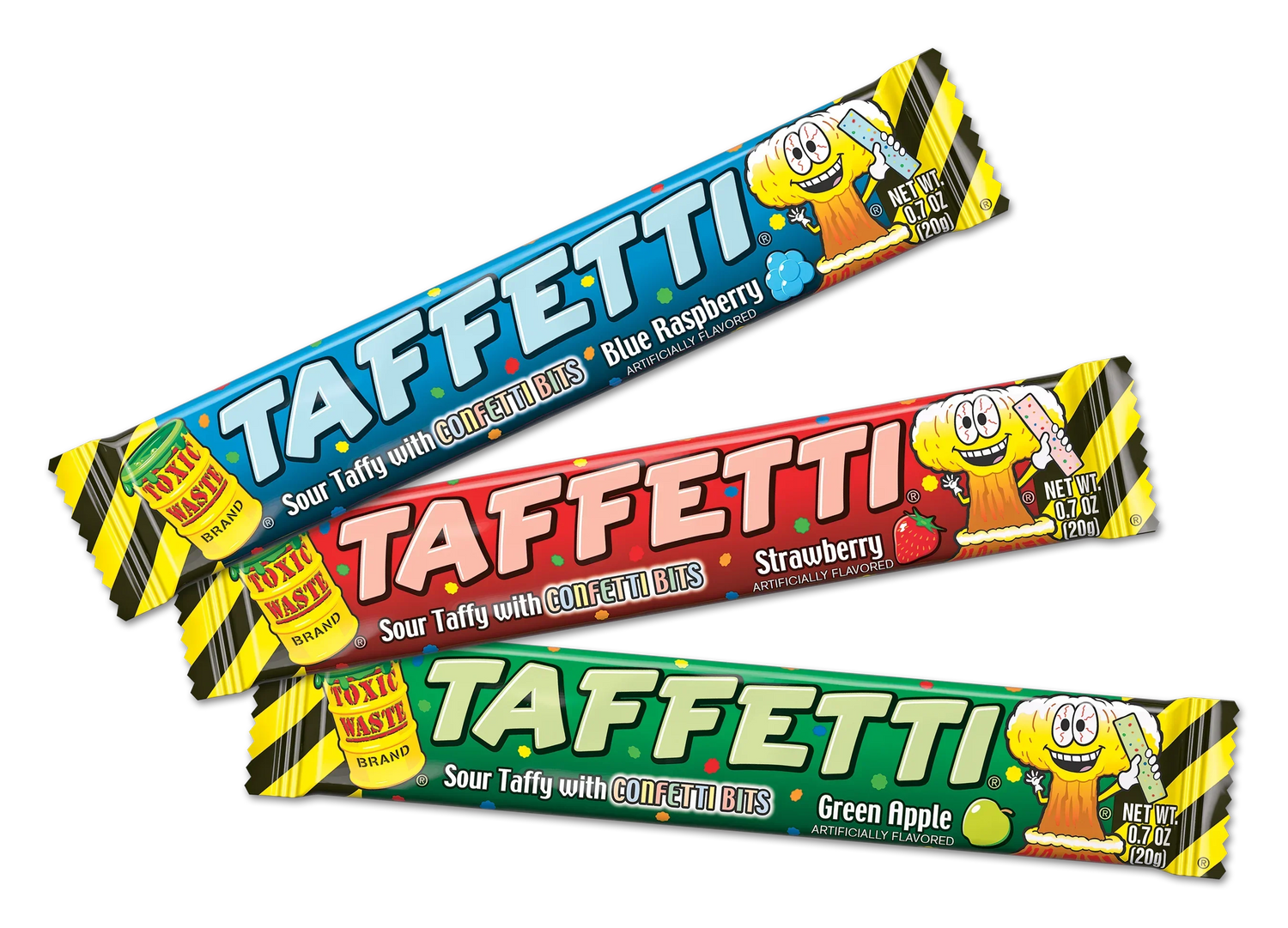 Toxic Waste Taffetti Green Apple