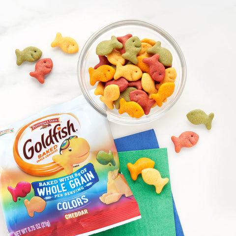 Goldfish Crackers Colors Cheddar Big