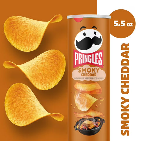 Pringles Smoky Cheddar
