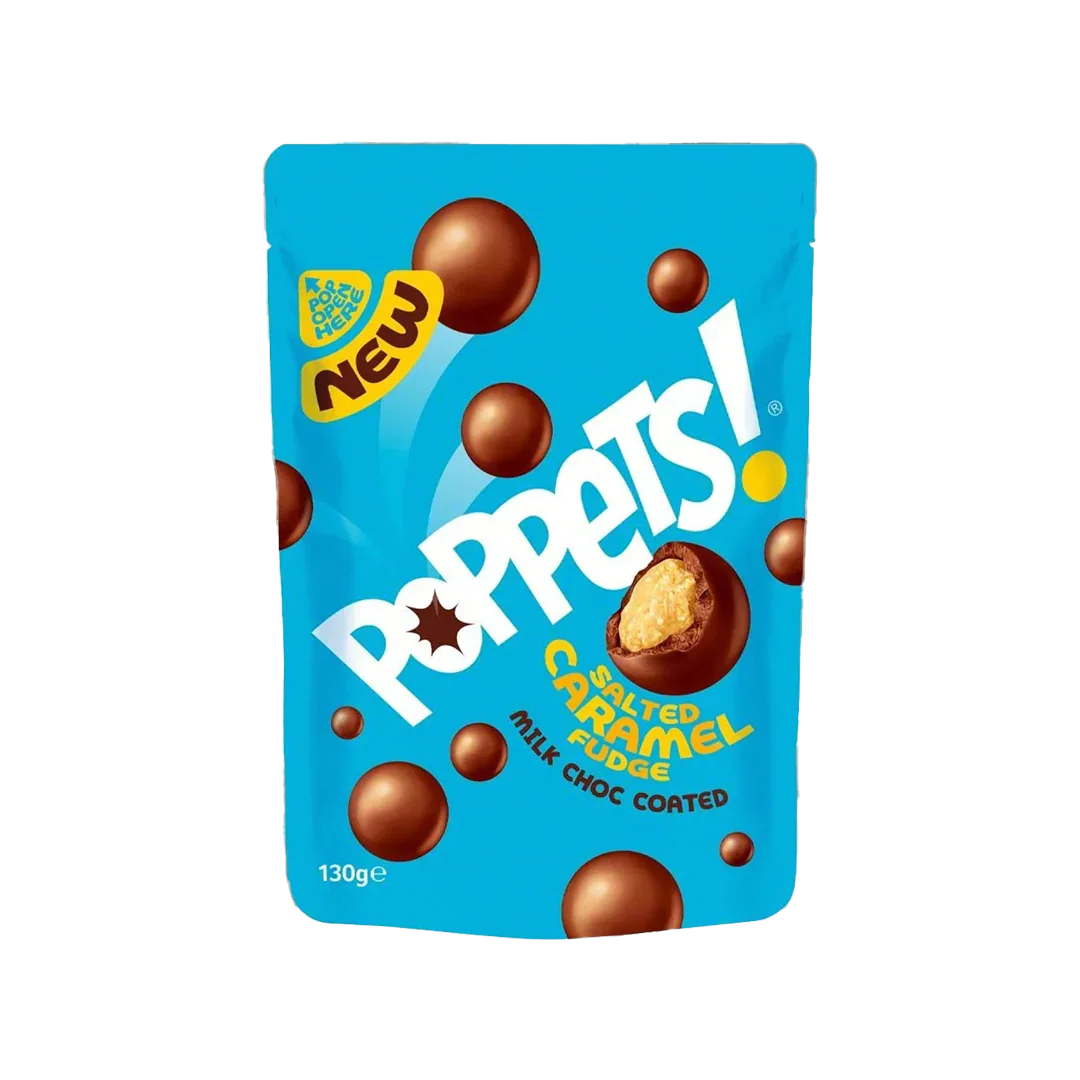 Poppets Salted Caramel Fudge Bag