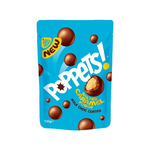 Poppets Salted Caramel Fudge Bag