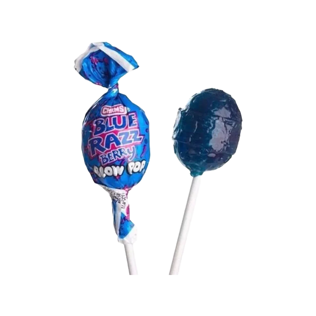 Blow Pops Blue Razz Berry