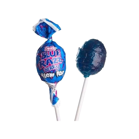 Blow Pops Blue Razz Berry