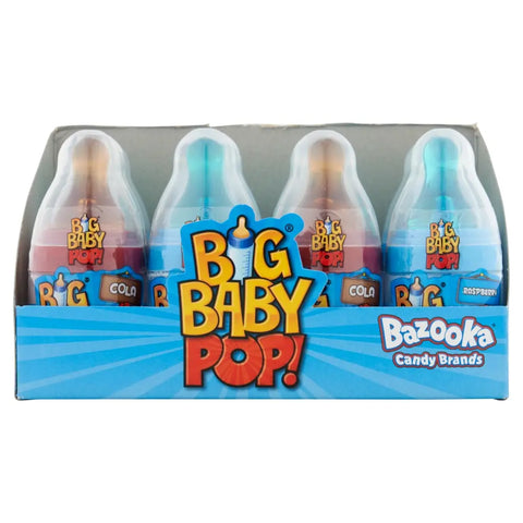 Bazooka Big Baby Pop! Raspberry and Cola (1 Unid. Sortido)