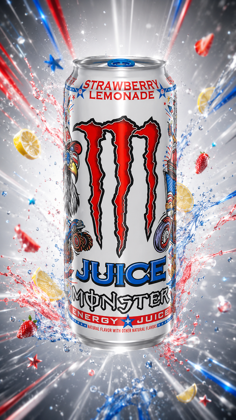Monster Energy Juice Strawberry Lemonade