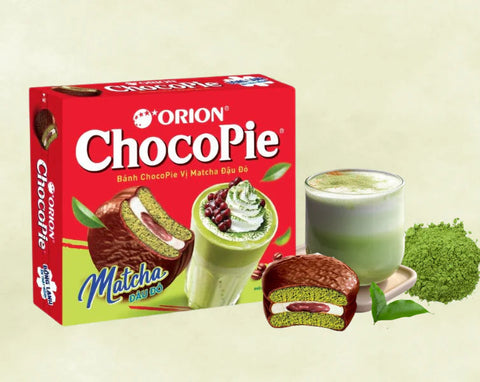 Orion Choco Pie Matcha e Redbean (1 Unid.)