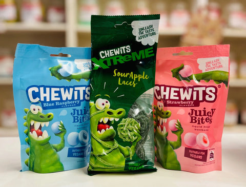 Chewits Juicy Bites Blue Raspberry