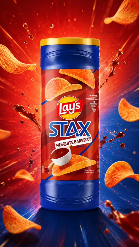 Lay's Stax Mesquite Barbecue
