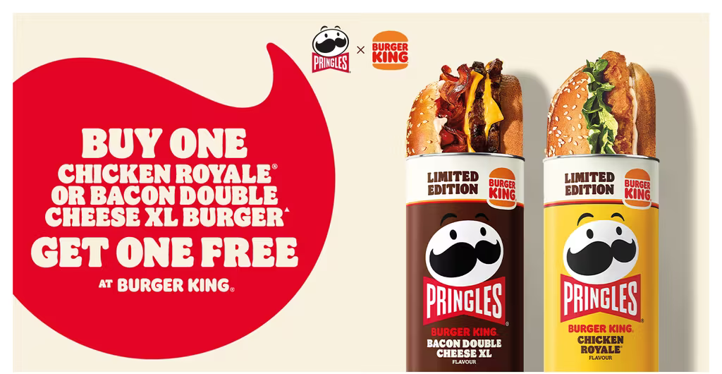 Pringles Burger King Bacon Double Cheese XL