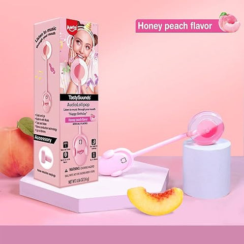 Tasty Sounds Music Lollipop Honey Peach Happy Birthday (Recordable)