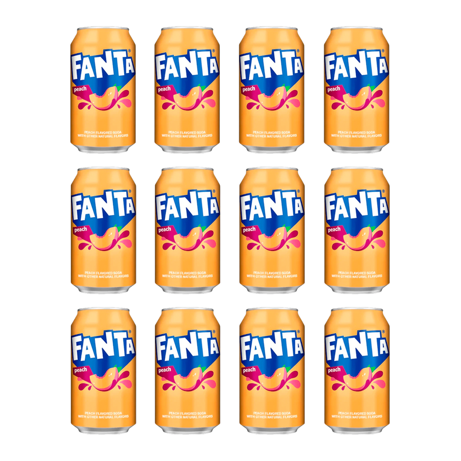 Pack 12 x Fanta Peach USA